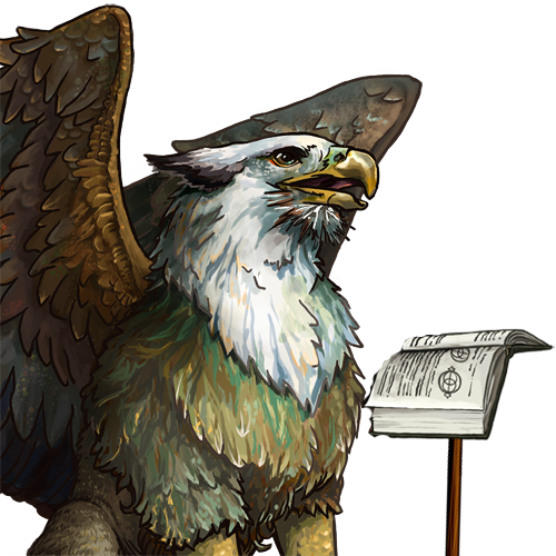 the nerdiest gryphon ever