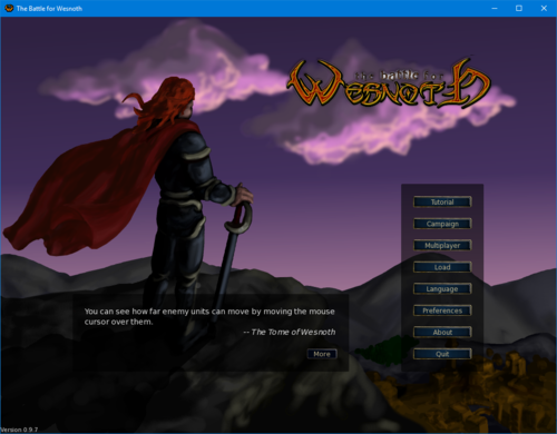 Battle for Wesnoth 0.9.7 on Windows 10
