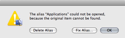 Umm… alias iz b0rkd.
