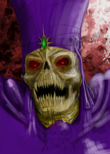 undead3 coloring work