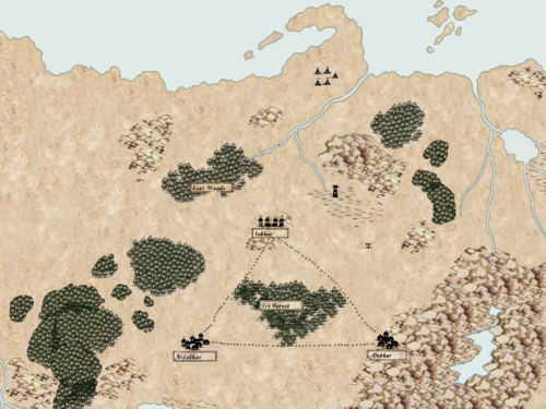 Unfinished new version of the map for Mountain_King's Ice Age campaign