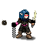 Experimenting with slowing chains. I like the second(not attached to his hand) better.