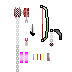 I should totally put this on open game art. Weapons: Draw bridge chain and pulley, longbow, short sword, chain and mace, and more coming soon. Art originals by me.