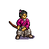 An older sprite I made. Lvl 1 japanese samurai